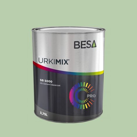 Pot de peinture Polyuréthane / bi composant Vert Blanc RAL 6019  Brillant - 150 gr