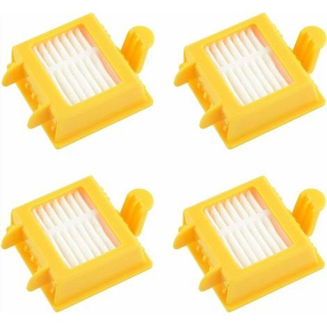 Kit 4 filters compatible with Roomba 700. Replacement parts set for series 7 filter. Replacement with four filters 720, 730, 750, 760, 765, 770, 772, 776, 780, 785, 790 Adélala (1/5)