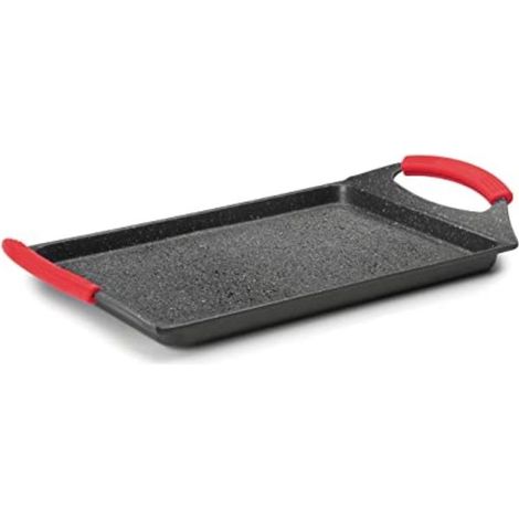 Plaque grill Lacor lisa eco pietra aluminium 34x26 cm (1/2)