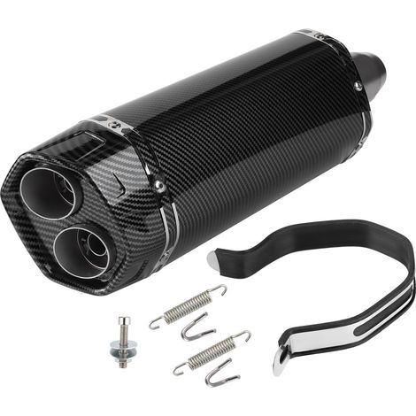 GARRYFIZH ‌Silencieur Double Sortie Échappement Arrière Tube Tuyau 36‑51mm/1.4‑2in - Compatible Yamaha ATV - Performance Améliorée‌