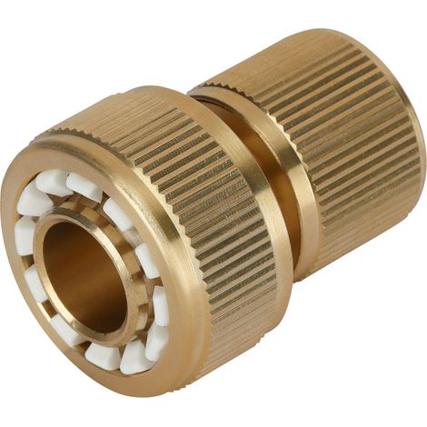 Raccord rapide en laiton pour tuyau d'arrosage 3/4" Vorstahl (1/5)