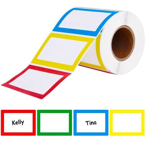 300pcs Blank Laptop Sticker Labels Self Adhesive Stickers Clothing Labels Classification Labels Animal Bottle Stickers (1/5)