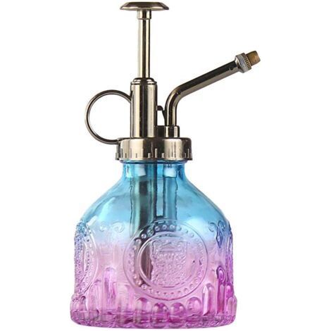 Watering Can 200ml,Water Spray Bottle Plant Mister Flower Pot Non-Slip Large Capacity Spritzer Plant Atomizer Vintage Decorative Glass Watering Can for Indoor/Outdoor Plants (1/4)