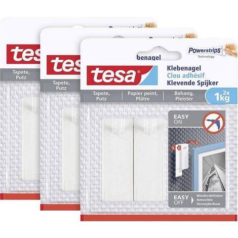 Tesa Clou transparentes Klebepunkte zur dekorativen Befestigung