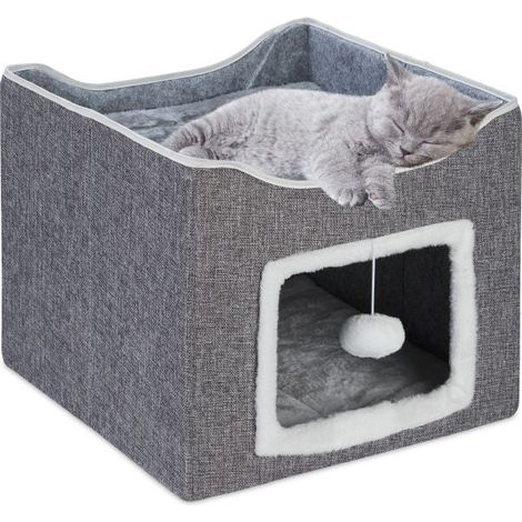 Fossa per gatti pieghevole in grigio 8 (1/5)