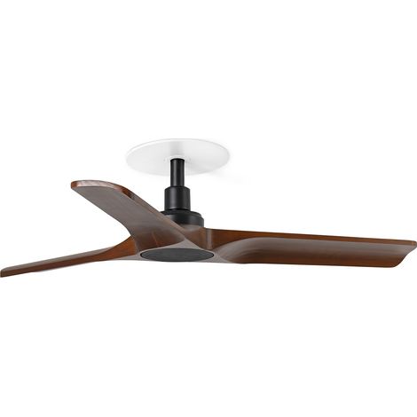 HEYWOOD RECESSED LED S Ventilateur noir/noyer (1/2)