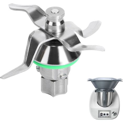 Lame de rechange pour Thermomix TM5 Acier inoxydable de qualité alimentaire Résistante aux rayures et à la rouille Compatible avec Vorwerk (1/5)