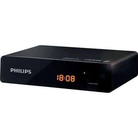 Récepteur TNT HD - PHILIPS - DTR3000 - Tuner MPEG‑4 HD - Sortie HDMI - Enregistrement USB