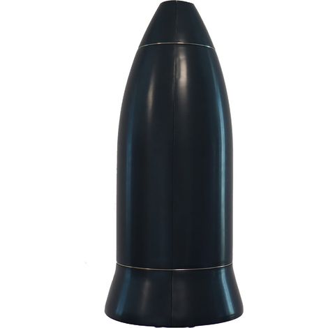 Baffle Anti-Ecureuil - Pour Support de Distributeur d’Aliments pour Oiseaux - Hauteur 40,5 cm - Surface Lisse - Fixation par Câble Acier - 1 Pièce (1/5)