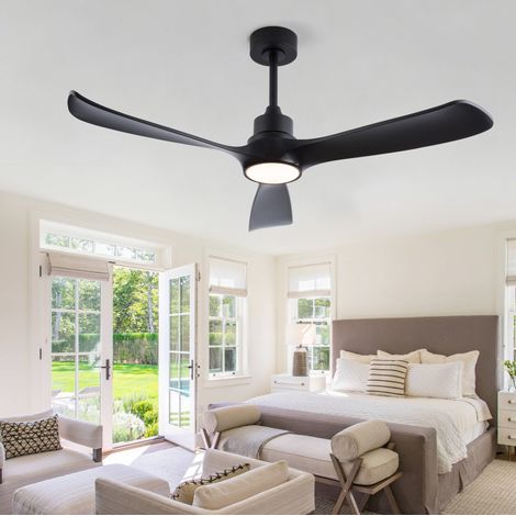 Ventilador de techo con luz y mando ABS 52 pulgadas OKMYHOME (1/5)