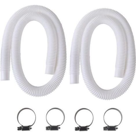 Intex Pool Hose - 2 Pieces - 150 cm - Clear PVC - 32 mm (1/4)