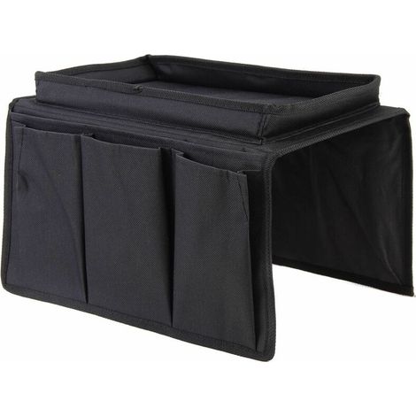 Ahlsen Sofa-Organizer, Sofa-Telefon-Aufbewahrungstasche, Sofa-Filz-Aufbewahrungstasche, Armlehnen-Organizer-Tasche, für Wohnzimmer, Telefon, Bücher, Zeitschriften, Snacks, Gläser, Fernbedienung, Schwa (1/5)
