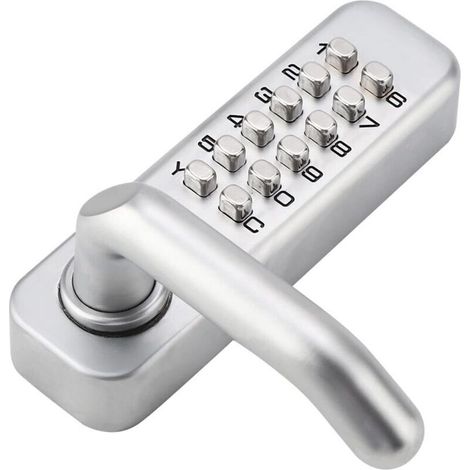 1-11 Chiffres Clavier Serrure De Porte Bouton Poussoir Serrure CodéE Pas De Puissance Combinaison Clé Bouton Serrure En Alliage De Zinc Mot De Passe Clavier Serrure (1/4)
