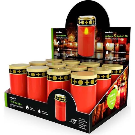 Multipack Nedis LED-GRABLICHTER 12STK=1 KARTON (GRLT1        DISPLAY) - 12 Stück
