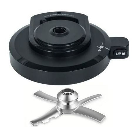 COMPATIBILITÉ PARFAITE : Ce couvercle de rechange pour le récipient extérieur est compatible avec les sorbetières Ninja NC299 (1/5)