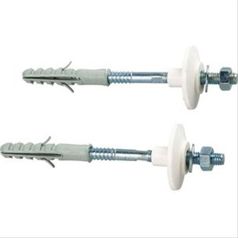 Fixation sanitaire acier, Cheville 12x60, goujon 10x100, perçage Ø12 vendu par 2
