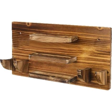 Support mural de rangement pour raquettes de ping-pong - Organisateur d'accessoires pour raquettes de tennis de table (1/5)