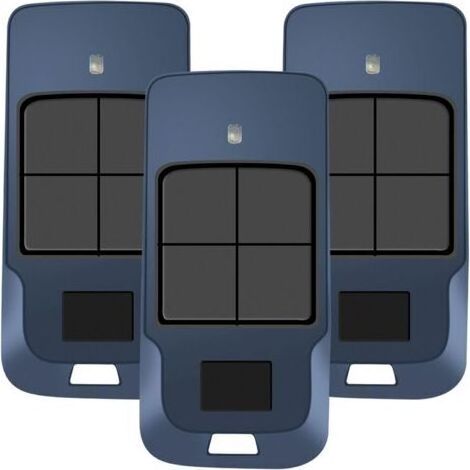 Remplacement de la télécommande Mitto 2, Télécommande 433.92 MHz 4 canaux, télécommande Compatible avec Mitto Cool C2, MITTO COOL C4, MITTO 4 (Lot de 3) (1/5)