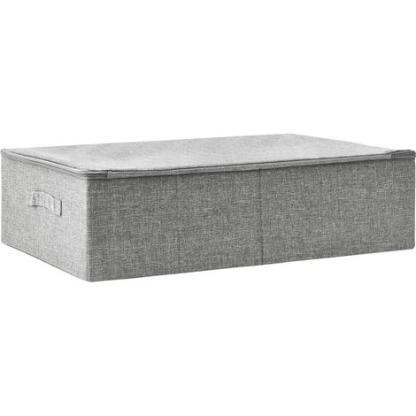 Boîte de rangement Tissu 70x40x18 cm Gris