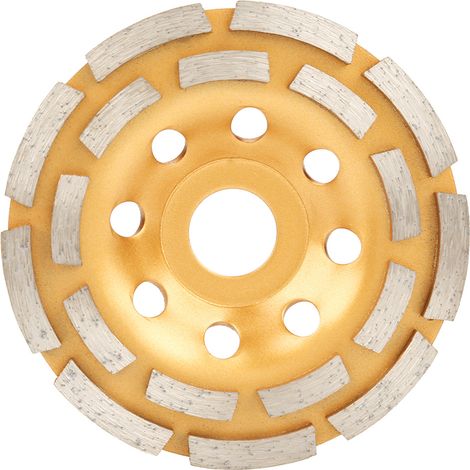 KIMISS Griglia angolare a disco a doppia fila 115 mm / 125 mm / 180 (115 mm)