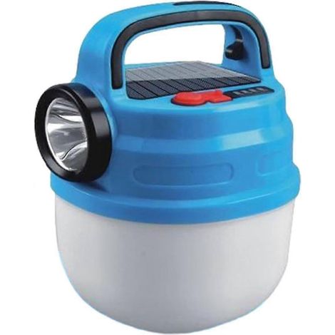 Lanterne de camping LED portable rechargeable USB, lampe d'urgence pour le camping, ampoule haute puissance, batterie pour barbecue et tentes. (1/4)