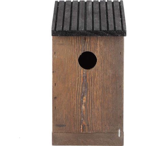 Casetta per uccelli in legno da appendere, nido per pappagalli da riproduzione, fai da te per la decorazione del giardino esterno (1/5)