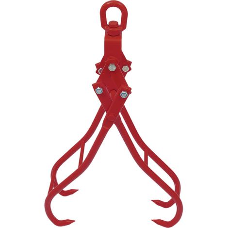 Grappin à bûches de 36 pouces à 4 griffes pour Pinces à bûches, Crochet à Griffes en Bois, Pinces de Levage de Bûches, Pinces de levage de Bûches Pivotantes en Acier, 2T, pour Tracteurs, VTT, Camions,