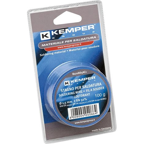 Kemper B070BS5AC1 Fil pour soudure neutre 1,5mm 100g