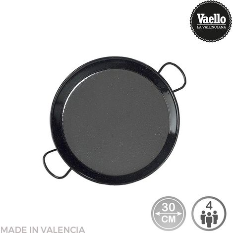 Traditionelle Paella-Pfanne aus emailliertem Stahl ø30cm (4 Personen) vaello