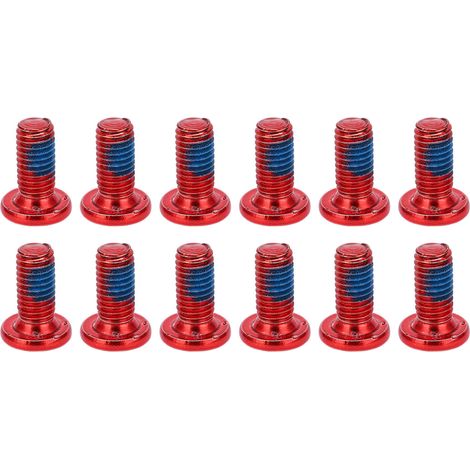 BOLANY 12er-Pack Befestigungsschrauben für Mountainbike-Bremsscheiben aus legiertem Stahl (1/5)