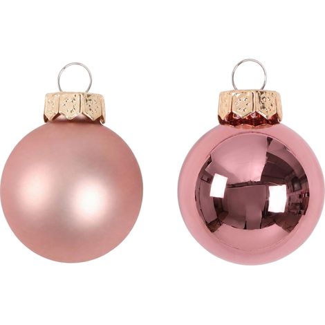 Mömax Christbaumkugel Noel Altrosa, 15-teilig (1/2)