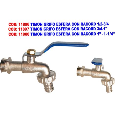 PLUVIA pluvia grifo esfera con racord 1-2-3-4 , pluvia grifo esfera con racord 1-2-3-4