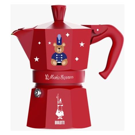 BIALETTI MOKA EXPRESS 1 TASSE ROUGE, JOYFUL MEMORIES 0005316