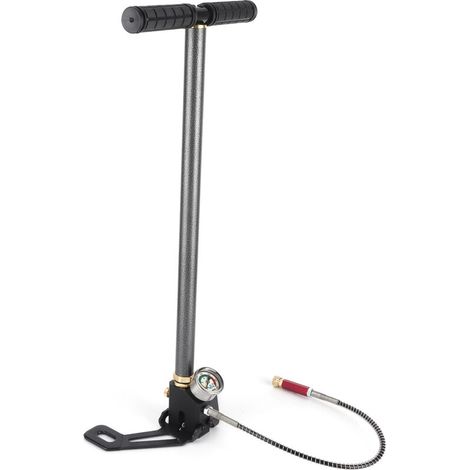 Rosvola Pompe à Pied 3 Etages 6000PSI Air Gun Pumpe PCP pompe à pied avec manomètre Pompe Haute Pression Pour Pistolets (1/5)