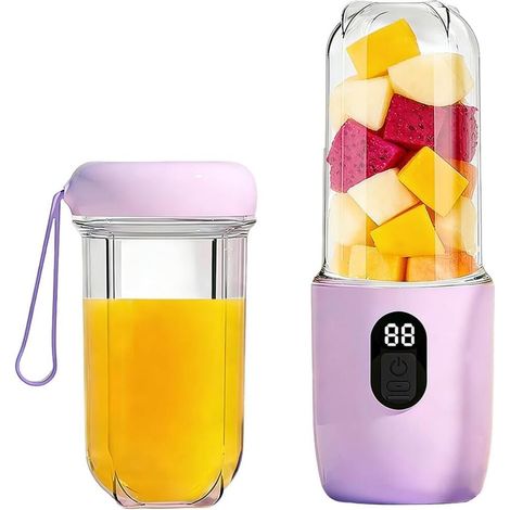 Mixeur transportable mini blender avec 16 lames appareil à smoothies à emporter pour smoothies et (1/5)