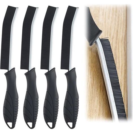 Brosse de Nettoyage, Brosse Nettoyage Salle de Bainbrosse Joint Carrelag, Joints De Carrelage, Nettoyage Cuisine, Toilettes, Salle De Bai Noir (1/5)