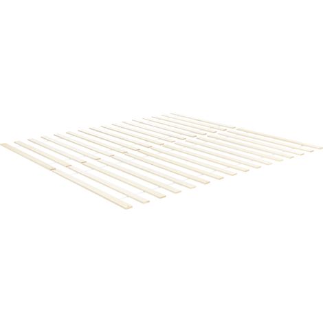 Somier de láminas con 32 láminas de soporte planas enrolladas 180 x 200 cm Blanzac (1/5)