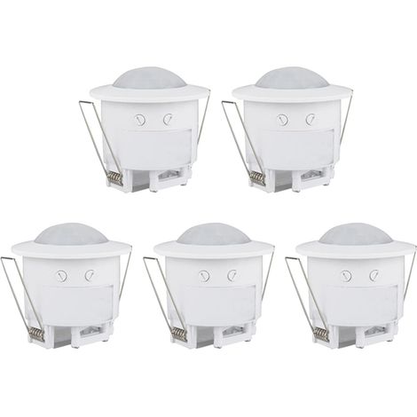 5X 110V-220V 360 ° Infrarouge Encastré PIR Plafond Capteur de Mouvement Détecteur Interrupteur de Lumière, Capteur de Lumière de Mouvement (1/5)