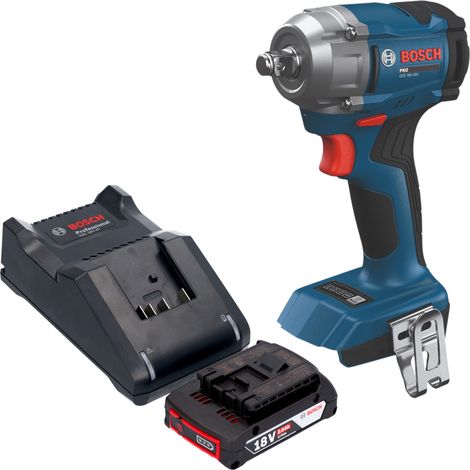 Avvitatore a impatto a batteria Bosch GDS 18V-350 Professional 18 V 350 Nm 1/2" brushless + 1 batteria da 2,0 Ah + caricabatterie (1/5)