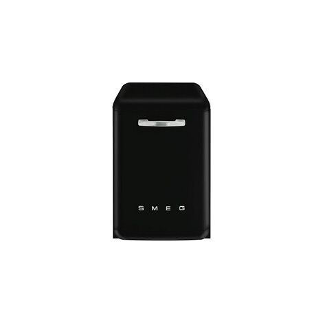 Lave-vaisselle pose libre 60 cm Smeg LVFABBL3 13 couverts design « Années 50 » noir (1/5)