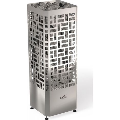Eos Edge 7,5 kW finnischer Saunaofen Elektro Standofen Edelstahl (1/5)