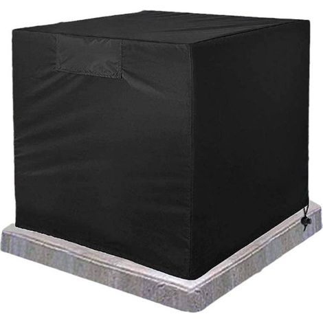 Housse de protection pour unité extérieure de climatiseur, housse de protection contre la poussière et la pluie pour climatiseur extérieur, housse de protection en tissu Oxford 420D (616176cm) (1/4)