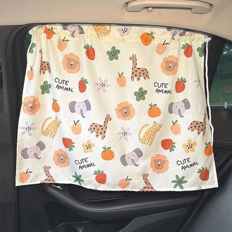 2 pare-soleil auto anti-UV, protection fenêtres, idéal enfants et famille. (1/5)