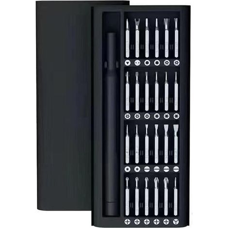 Set de Tournevis de Précision 24-en-1 Magnétique, Kit de Réparation pour Ordinateurs Portables, Smartphones, Montres et Consoles, Design Compact et Portable (1/5)
