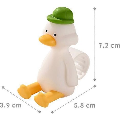 Filiyano-Plaque de protection anti-collision Bear Duck sans perçage pour poignée de porte de salle de bain/chambre, en silicone silencieux, modèle A7 (1/5)