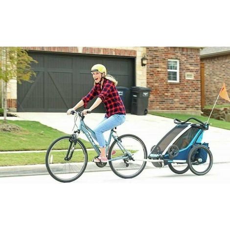 Attelage De Remorque De Vélo - Fer Métallique - Pour Remorque Enfant Ou Chien - Tasse À Bec - 2 Pièces (1/5)