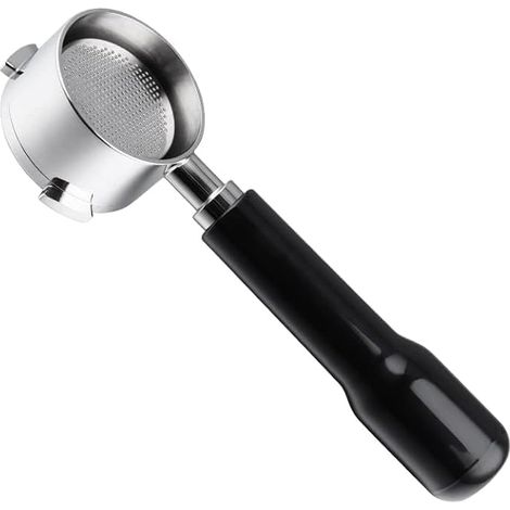 Bodenloser Siebträger 51mm für DeLonghi Dedica EC680/EC685/EC785/EC820/EC850/EC860, mit 2 Tassen Filterkorb Sieb, mit 3 Ohren 5.5mm Dicke