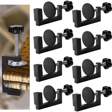 Confezione da 8 clip regolabili per mobili da giardino - Clip per mobili da giardino in rattan - Clip per mobili per divani componibili per tenere insieme i mobili (1/5)