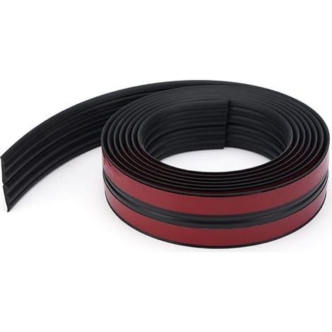 2M Revêtements d'angle Autocollant Corniere TPE Protection d'angle Bordure d’angle de Mur Plinthe Souple Bande de Finition pour Plans de Travail,Carrelage,Coin de Mur,Meubles,Noir 60mm(30mm+30mm) (1/5)