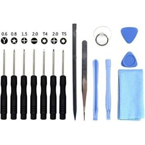 Kit di strumenti 15 in 1 per la riparazione di smartphone (1/4)
